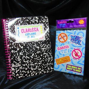 Clarissa Explains It All Notebook WITH Stickers Nick Box EXCLUSIVE WINTER 2016
